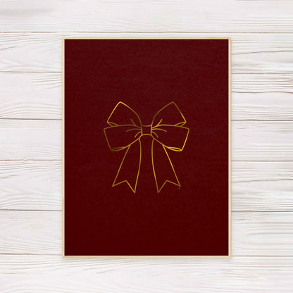 Princess Bow (Maroon)