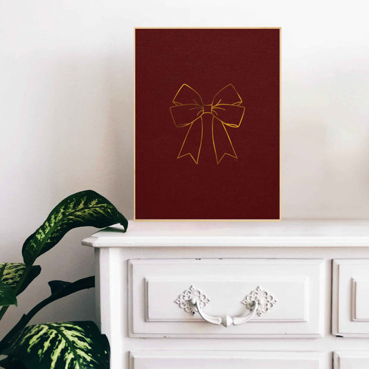 Princess Bow (Maroon)