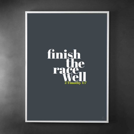 Finish the Race (Grey)