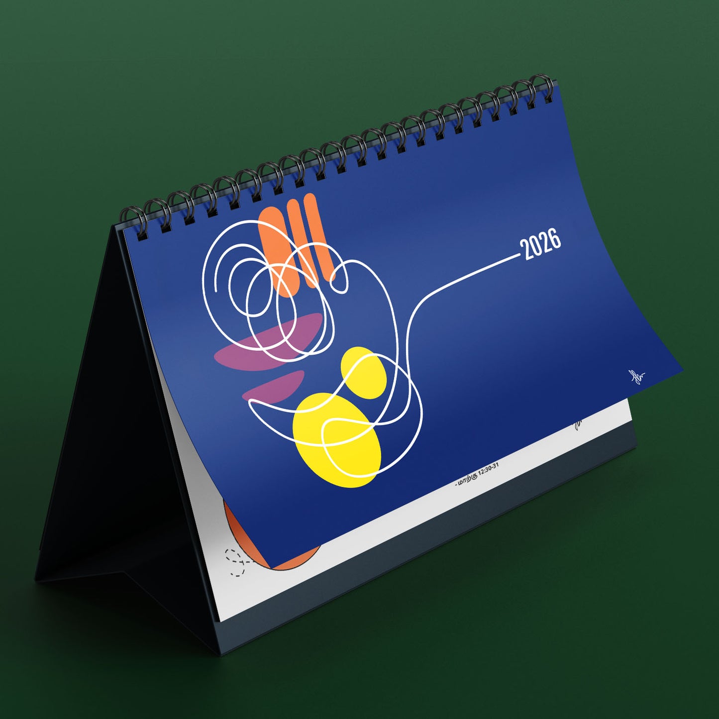 Tamil Bible Verses- 2026 Desk Calendar & Monthly Planner