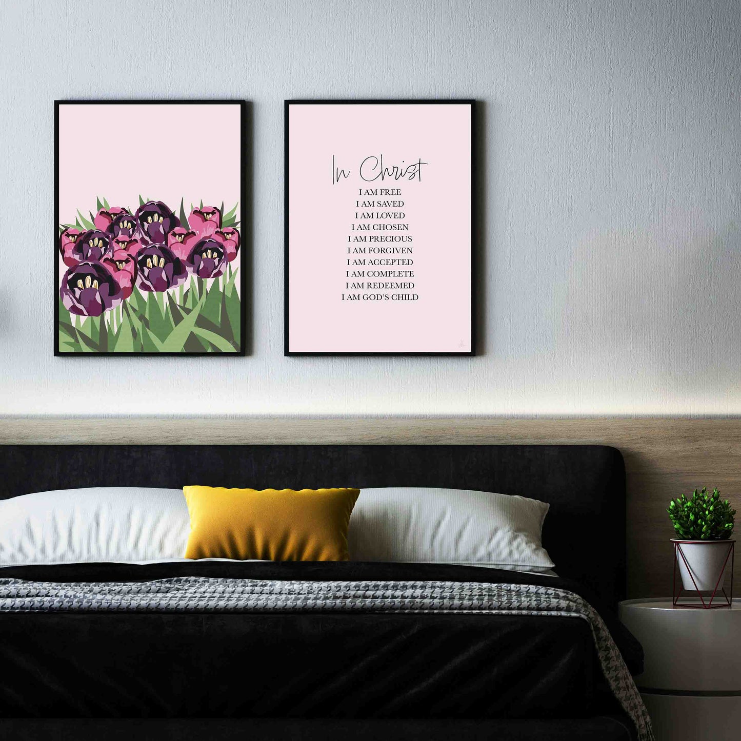 Tulips in Purple Hues and The Real You (Set of 2)